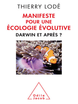 cover image of Manifeste pour une écologie évolutive